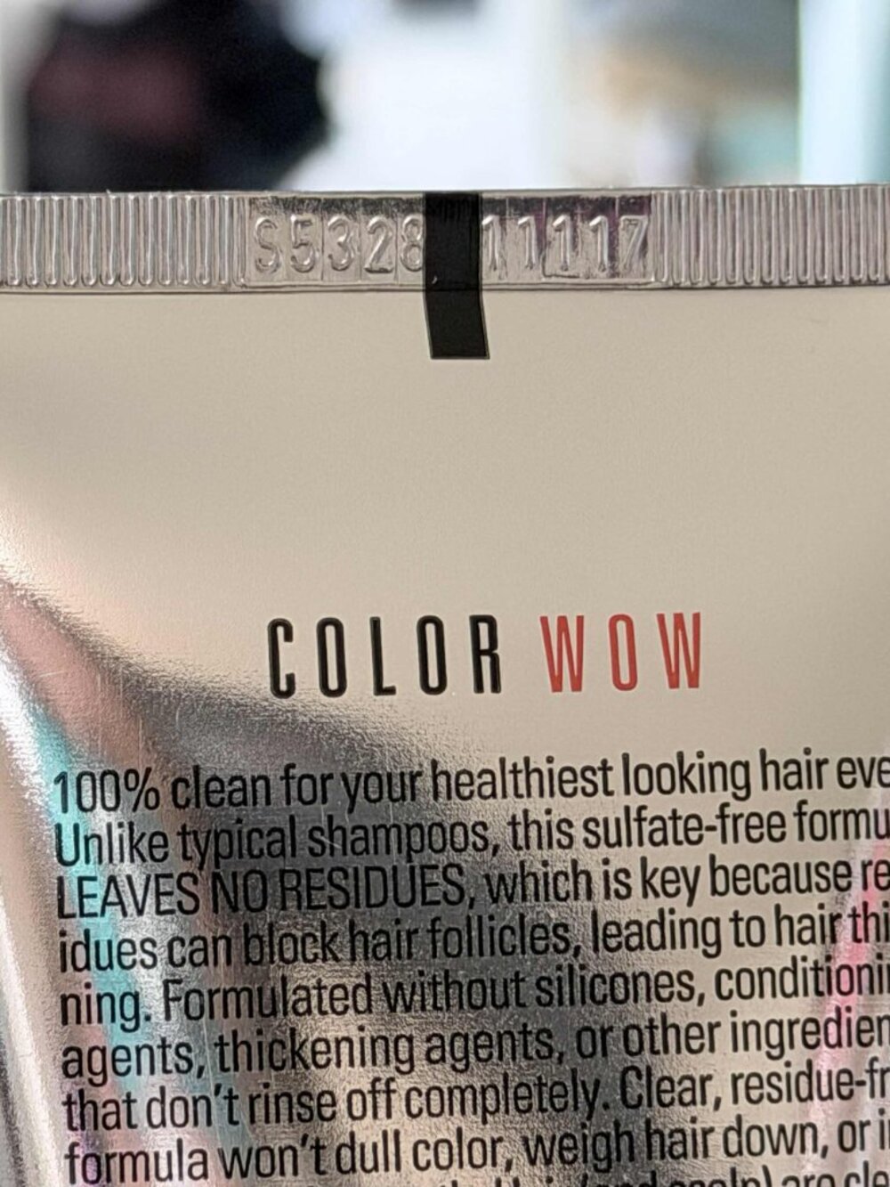 COLOR WOW Color Security Shampoo 8.4 fl oz Sulfate-Free Residue-Free NWT SEALED - Picture 5 of 5